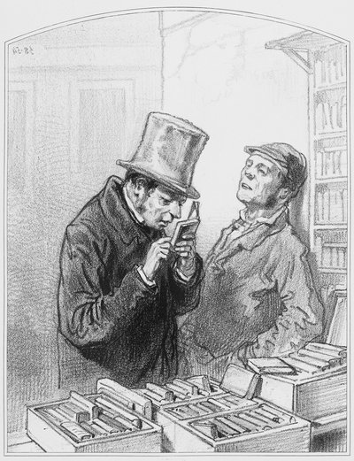 طبعة الأمير ، اللوحة 8 من Les Toquades ، 1858 بواسطة بول جافارني